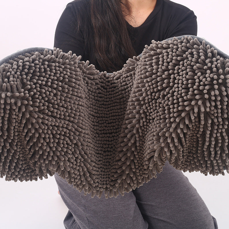 Glove style Pet Scrubbing Bath Towel For Cats.