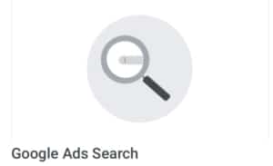 Google Ads search