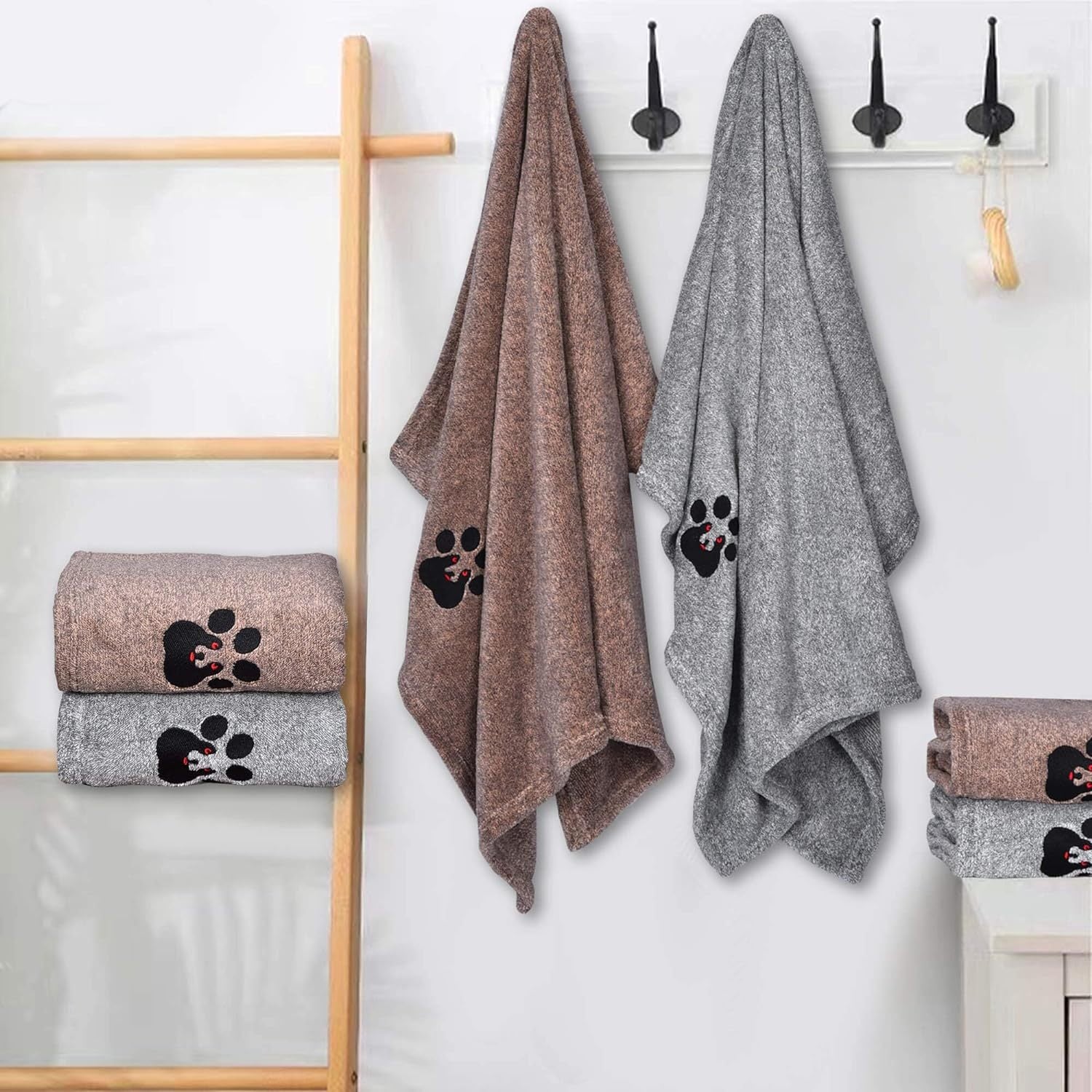 Soft Microfiber Bath Towel For Dogs And Cats