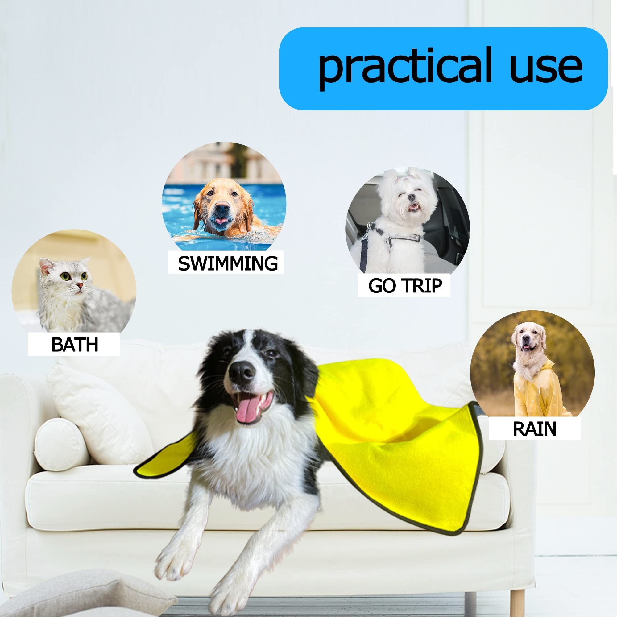 Quick-drying Dog And Cat Towels.