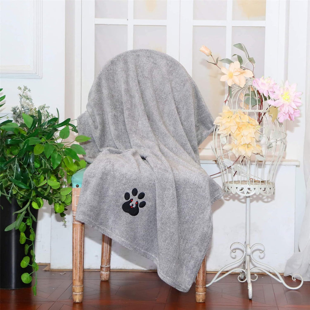 Soft Microfiber Bath Towel For Dogs And Cats