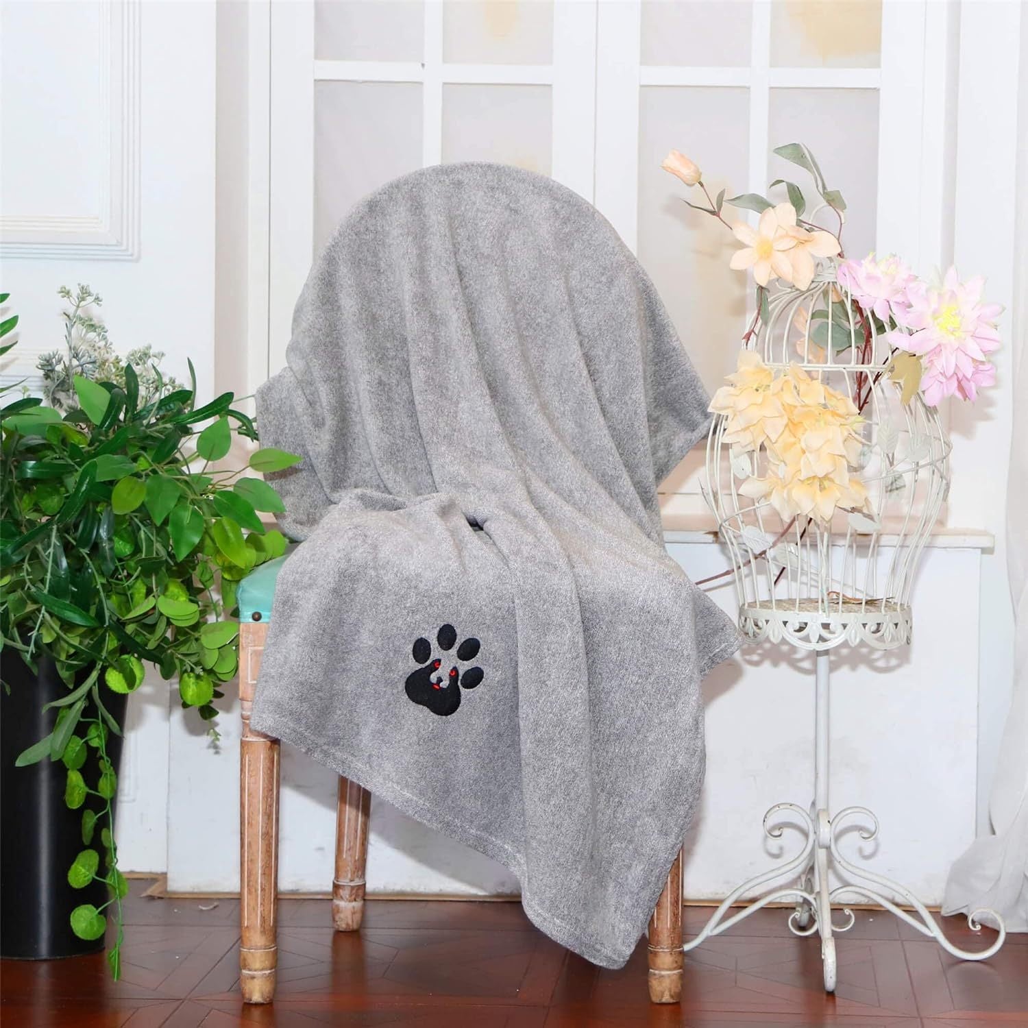 Soft Microfiber Bath Towel For Dogs And Cats