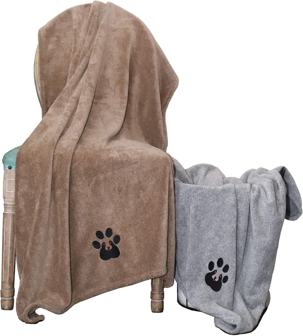 Soft Microfiber Bath Towel For Dogs And Cats