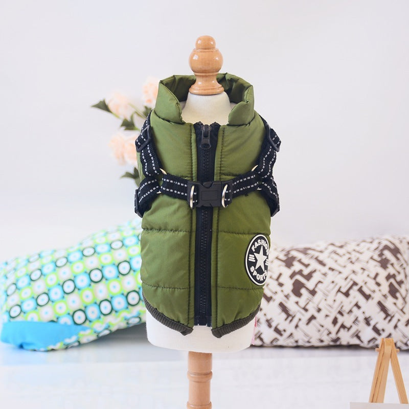 Dog Coat with Harness