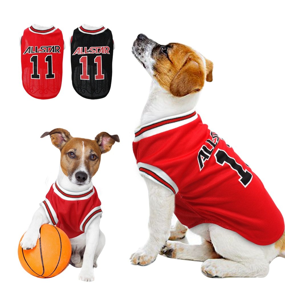 Hot World Cup Dog Vest -  'All Star' jerseys with number 11