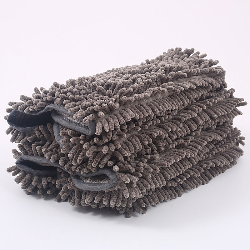 Glove style Pet Scrubbing Bath Towel For Cats.
